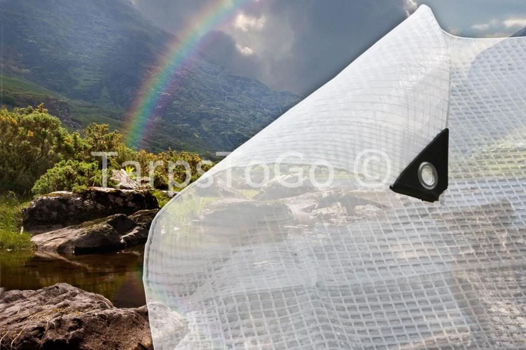 CLEAR TARP 20X40 CLEAR CANOPY SIDE COVER TARPS TARPS eBay