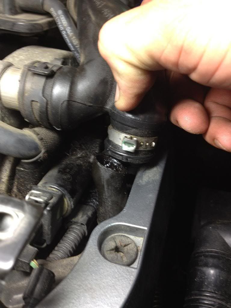 broken crank case breather? VW Vortex Volkswagen Forum