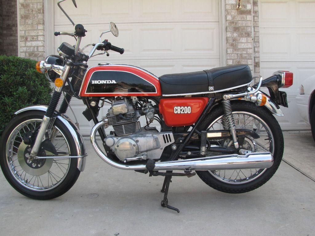 74 Honda cb200 #7