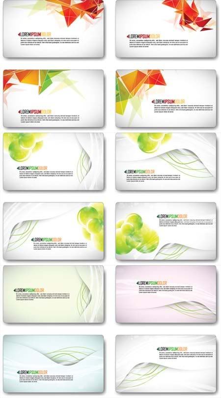 Stock Vector - Creative Business Cards 2