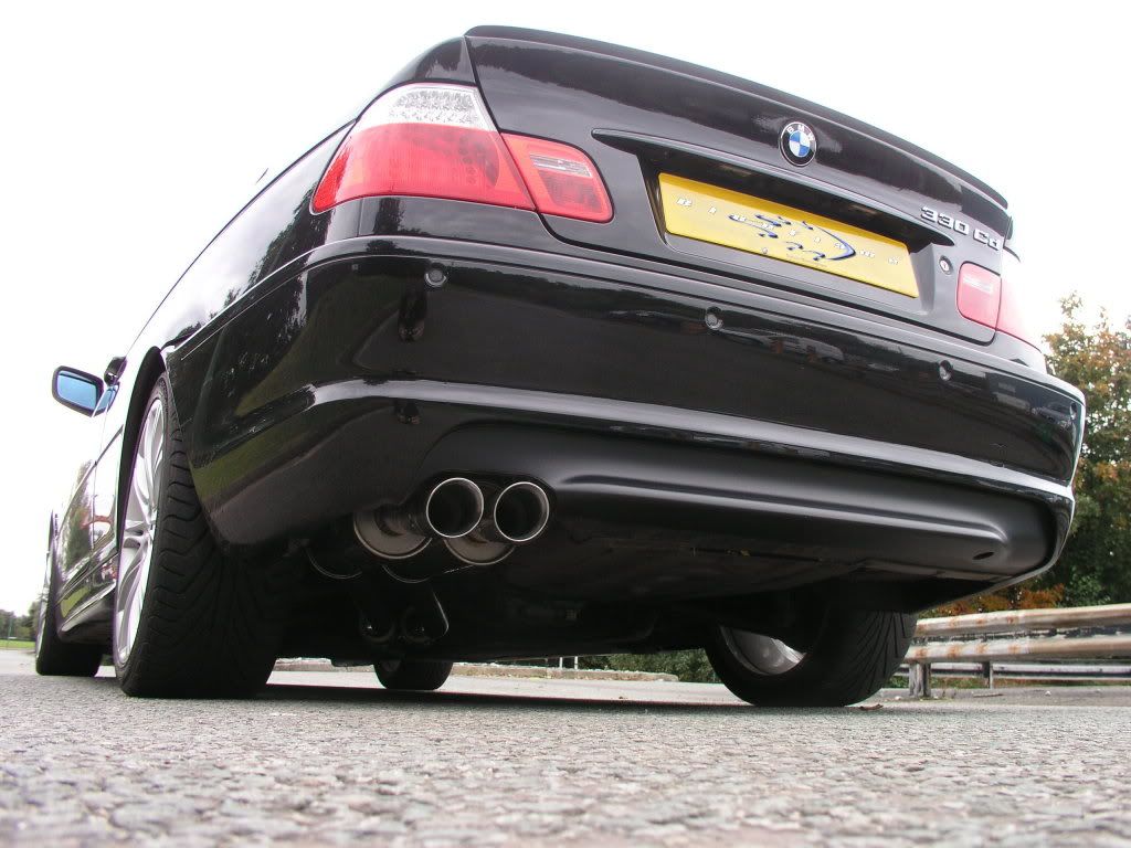 Bmw flame exhaust #4