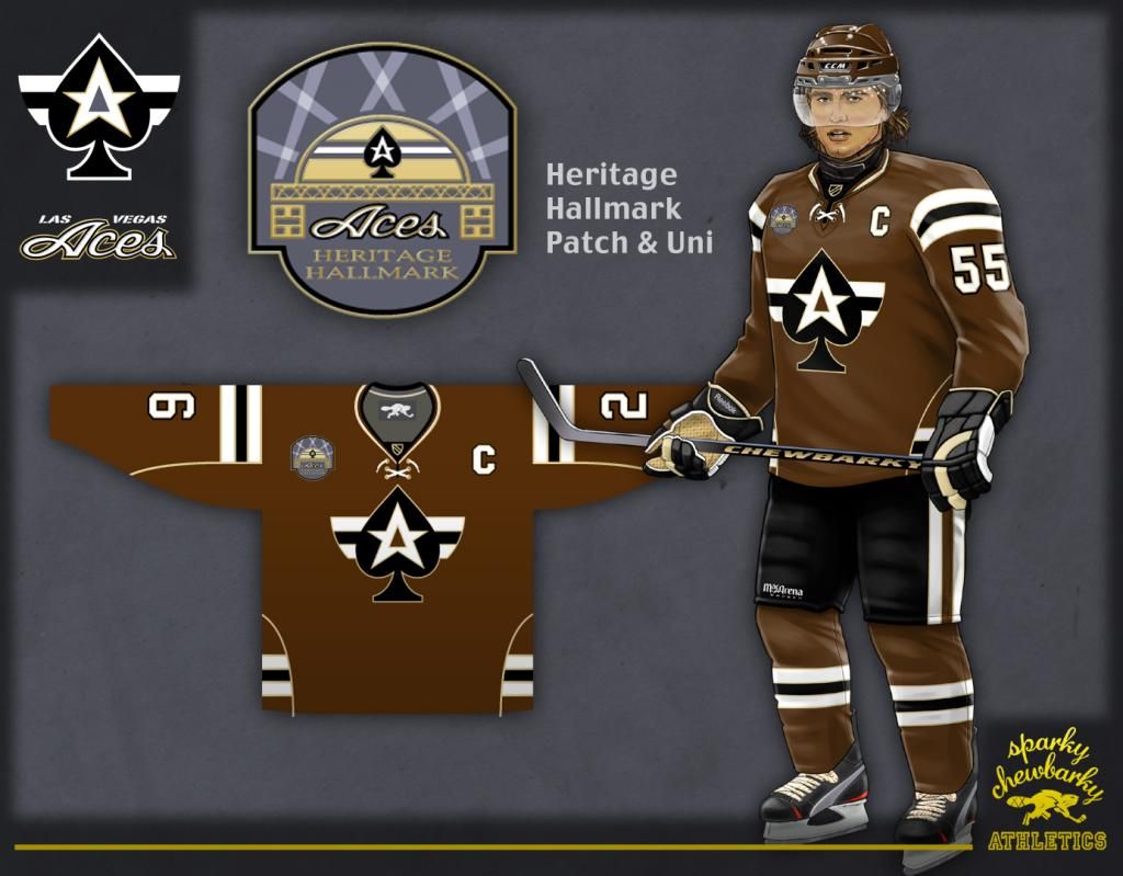 Las Vegas Aces Concept Hockey Jersey