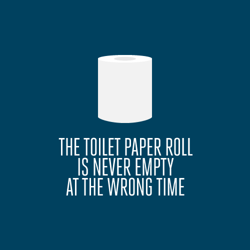 Full toilet roll