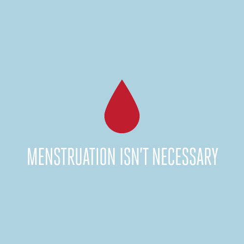 No menstruation