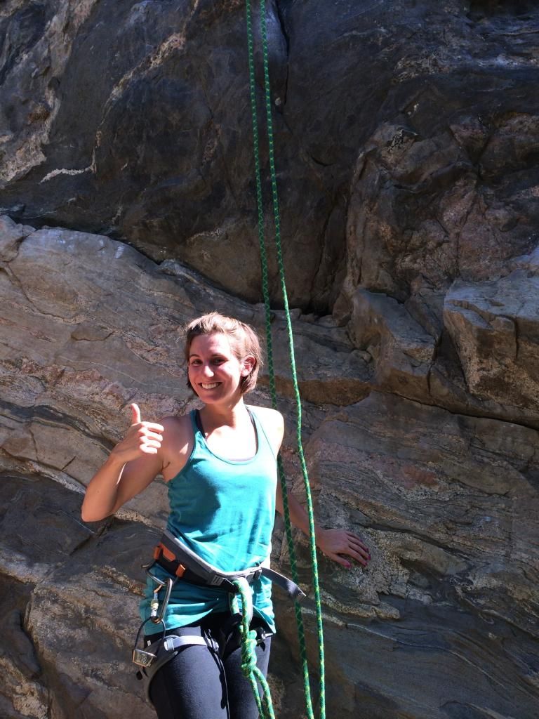 Finished my first outdoor climb! Summer, 2014