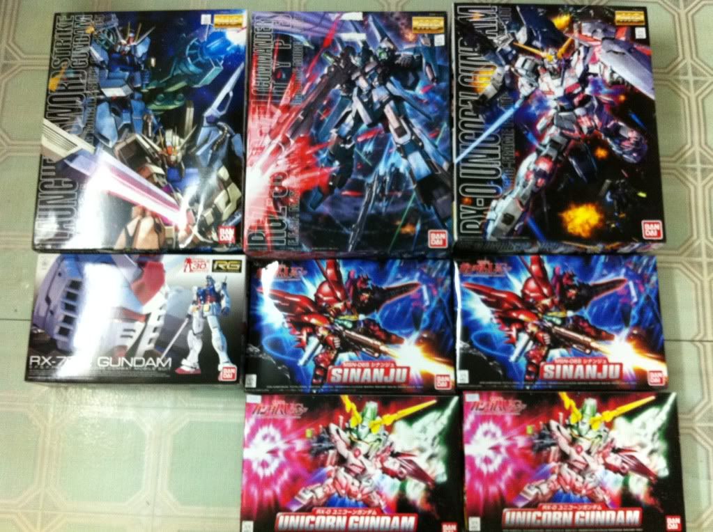 Robo Gundam !!! Ma de in Japan !!! Nhiều mẫu mới