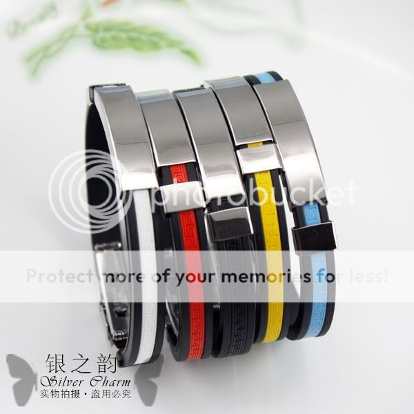 New wholesale fashion simple silicone bracelets Yellow  