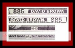 David Brown 885 Selectamatic Decal Set  