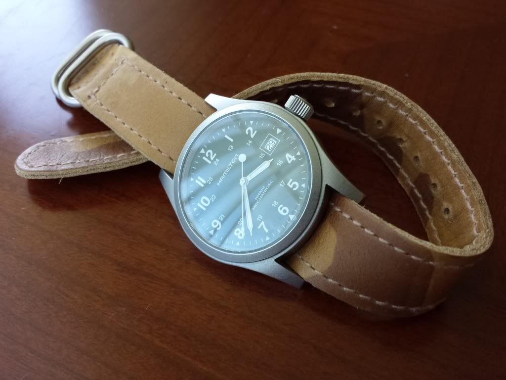 hamilton khaki field mechanical straps