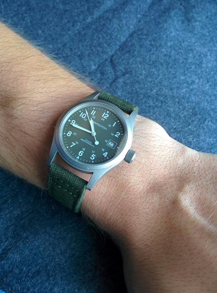 hamilton khaki mechanical lug to lug