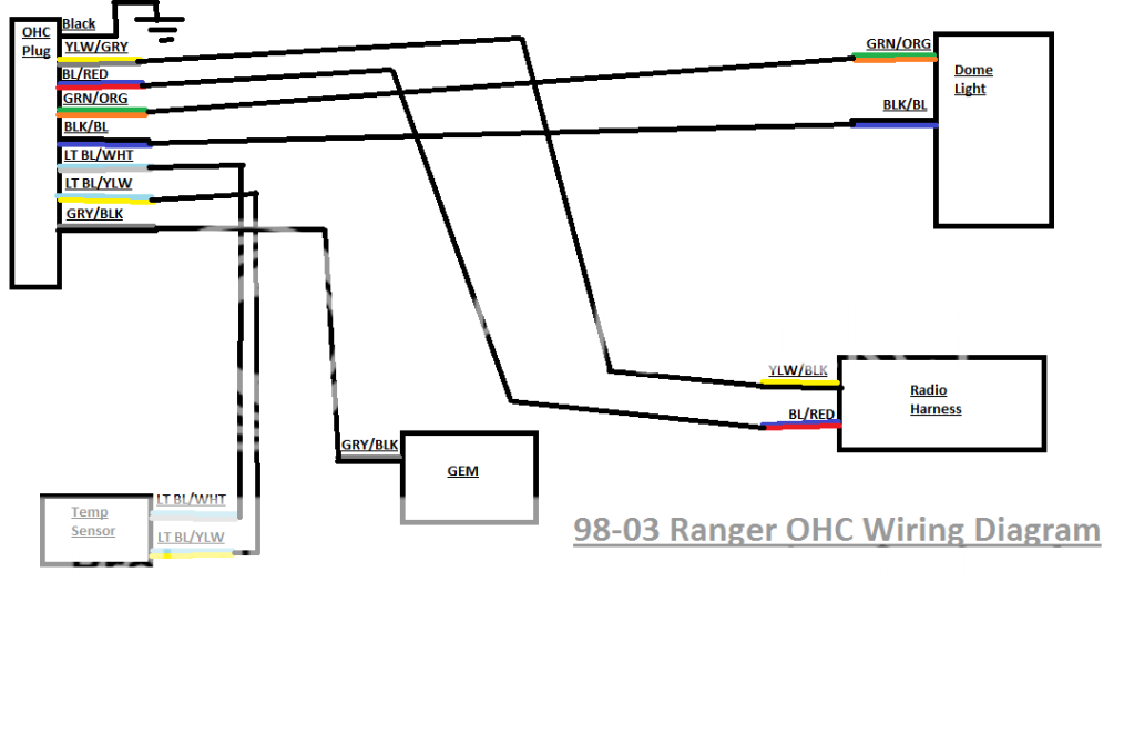98 Ford ranger headlight wiring diagram #9