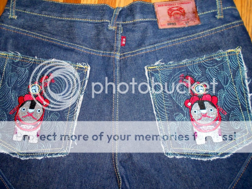 RED MONKEY COMPANY RMC SIZE 38 MARTIN KSOHOH COLLECTIBLE JEANS Only 