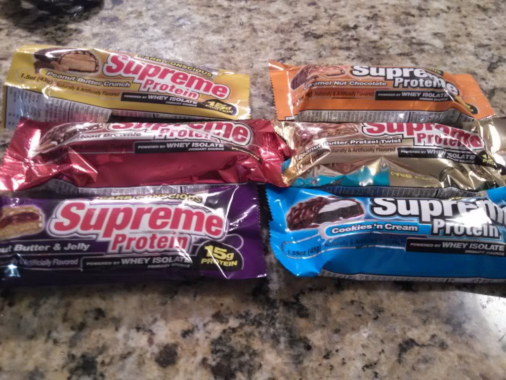 Supreme Protein Bars Bodybuilding Com Forums The Taste Is Pretty Good And There Some Chewiness In But Small Ones Didn T Stave Off My Hunger Longer Than A Couple Hours So It S More Of