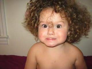 baby s curly hair