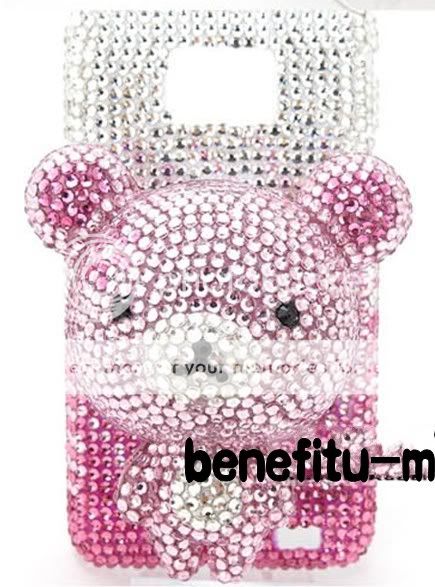 Samsung Galaxy S II 3D Teddy Bear/Stitch/Hello Kitty etc. bling 