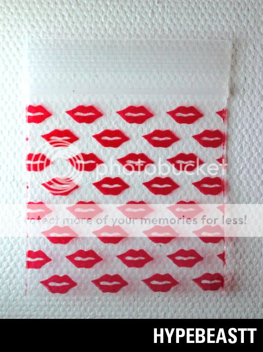 200 Baggies 1.5 x 1.5 Red Lips Small mini apple baggie 1515 Ziplock 