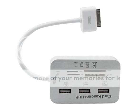 USB 2.0 3 Port Hub Speicherkarten Lesegerät Kartenleser kompatibel