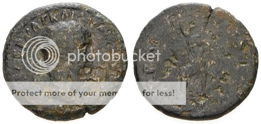 071. TRAJAN, AE As. Emperor stg. VG  